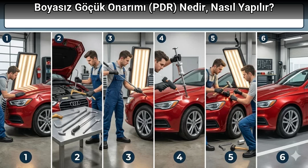 Boyasız Göçük Onarımı (PDR) Nedir, Nasıl Yapılır?