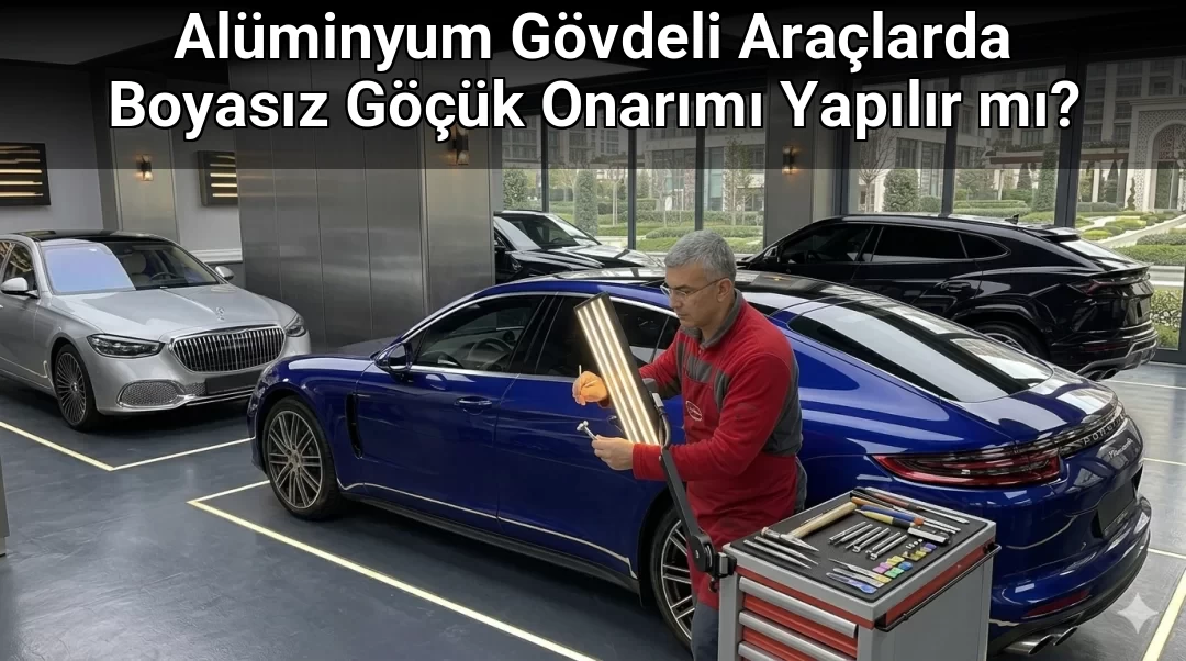 Alüminyum Gövdeli Araçlarda Boyasız Göçük Onarımı Yapılır mı?